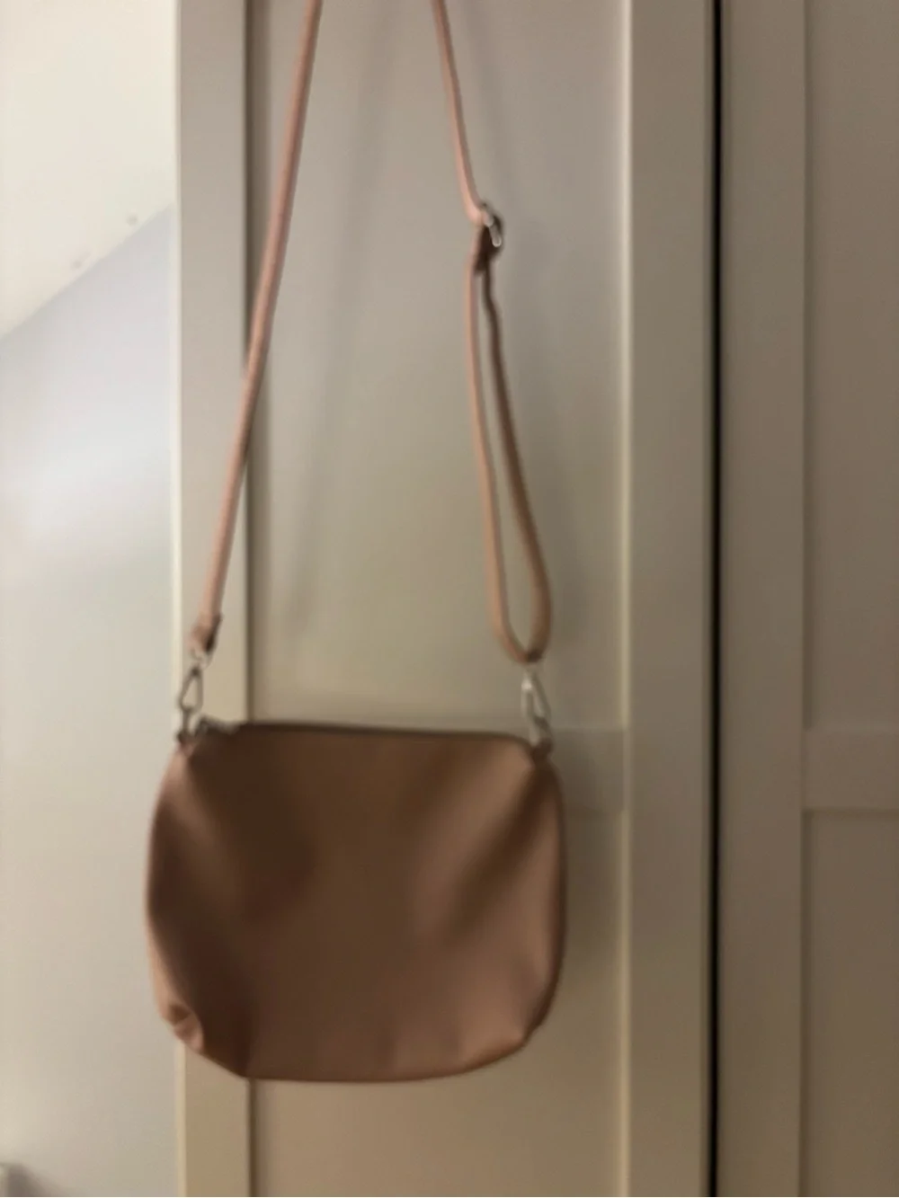 Pixie Mood Neutral Pink Crossbody Bag with Adjustable Strap